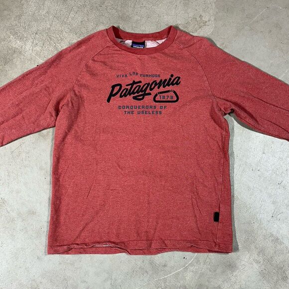 Patagonia Viva Los Funhogs  Conquerors Of The Useless Shirt Mens Long Sleeve Med - Picture 4 of 9
